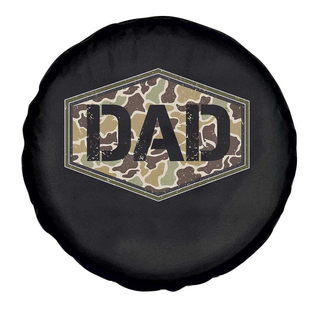 Dad Retro Old Camo Hunting Daddy Fathers Day Spare Tire Cover Dad Retro Old Camo Hunting Daddy Fathers Day
