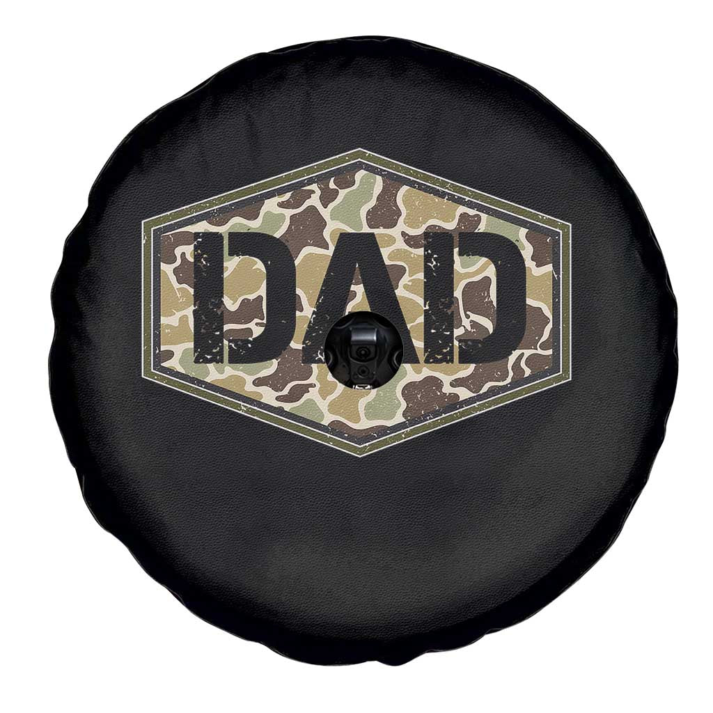 Dad Retro Old Camo Hunting Daddy Fathers Day Spare Tire Cover Dad Retro Old Camo Hunting Daddy Fathers Day