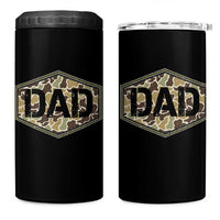 Dad Retro Old Camo Hunting Daddy Fathers Day 4 in 1 Can Cooler Tumbler Dad Retro Old Camo Hunting Daddy Fathers Day