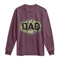 Dad Retro Old Camo Hunting Daddy Fathers Day Long Sleeve Shirt Dad Retro Old Camo Hunting Daddy Fathers Day