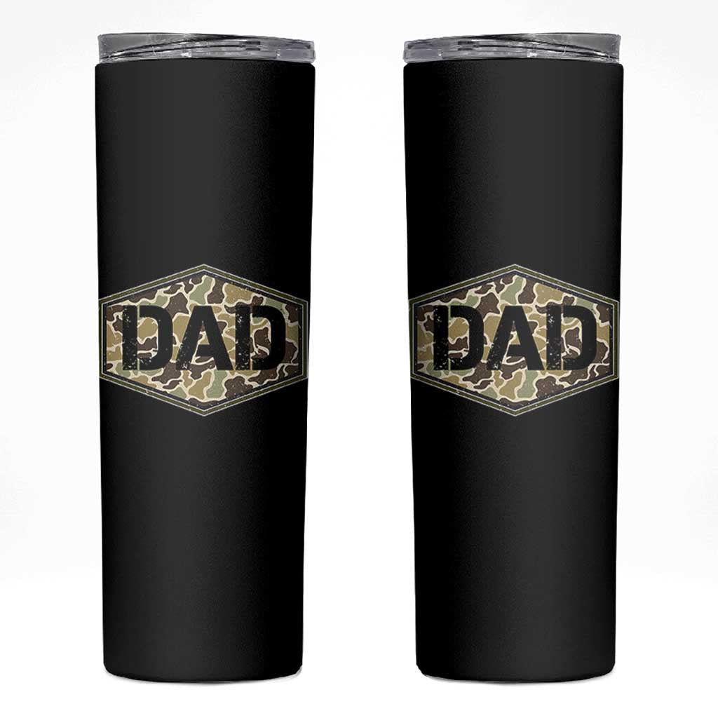 Dad Retro Old Camo Hunting Daddy Fathers Day Skinny Tumbler Dad Retro Old Camo Hunting Daddy Fathers Day