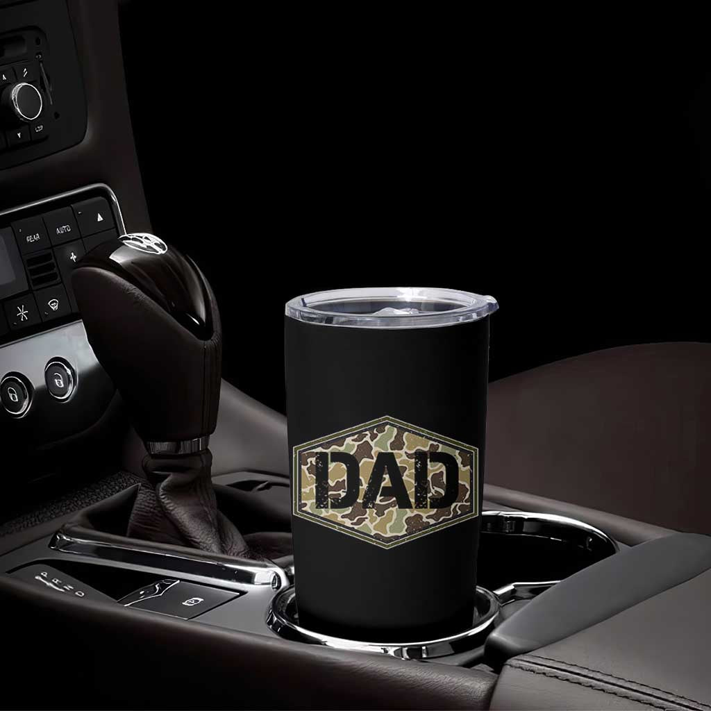 Dad Retro Old Camo Hunting Daddy Fathers Day Tumbler Cup Dad Retro Old Camo Hunting Daddy Fathers Day