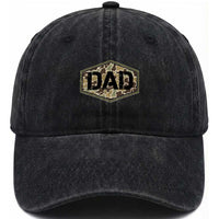 Dad Retro Old Camo Hunting Daddy Fathers Day Washed Cotton Baseball Cap Dad Retro Old Camo Hunting Daddy Fathers Day