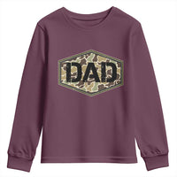 Dad Retro Old Camo Hunting Daddy Fathers Day Youth Sweatshirt Dad Retro Old Camo Hunting Daddy Fathers Day