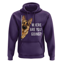 Where are You Going Funny German Shepherd Dog Hoodie