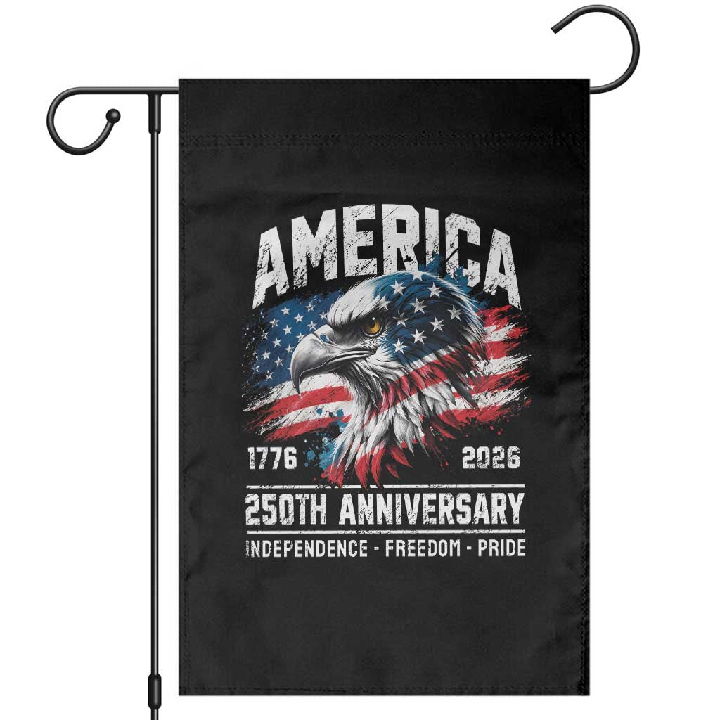 America 250th Anniversary Garden Flag USA Patriotic Eagle 1776 2026 Independence Freedom Pride