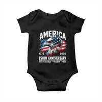 America 250th Anniversary Baby Onesie USA Patriotic Eagle 1776 2026 Independence Freedom Pride