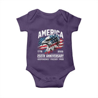 America 250th Anniversary Baby Onesie USA Patriotic Eagle 1776 2026 Independence Freedom Pride