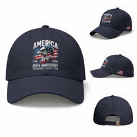 America 250th Anniversary Baseball Cap USA Patriotic Eagle 1776 2026 Independence Freedom Pride