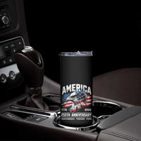 America 250th Anniversary Skinny Tumbler USA Patriotic Eagle 1776 2026 Independence Freedom Pride