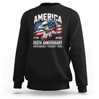 America 250th Anniversary Sweatshirt USA Patriotic Eagle 1776 2026 Independence Freedom Pride