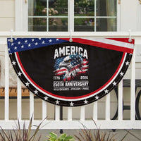 America 250th Anniversary Patriotic Fan Flag USA Eagle 1776 2026 Independence Freedom Pride