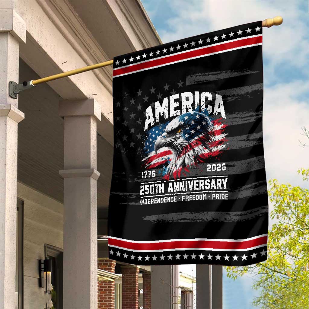 America 250th Anniversary Patriotic Garden Flag USA Eagle 1776 2026 Independence Freedom Pride