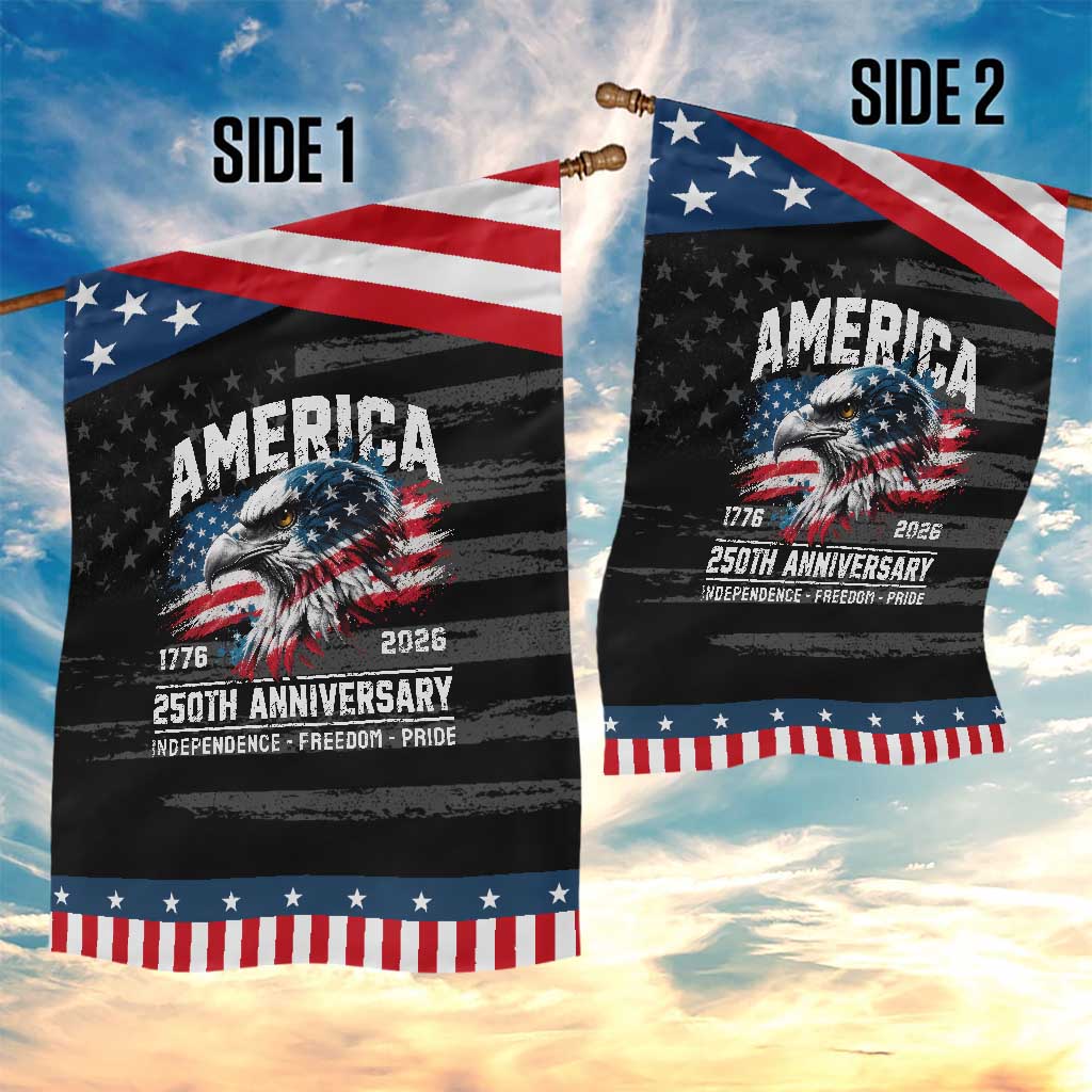 America 250th Anniversary Patriotic Garden Flag USA Eagle 1776 2026 Independence Freedom Pride