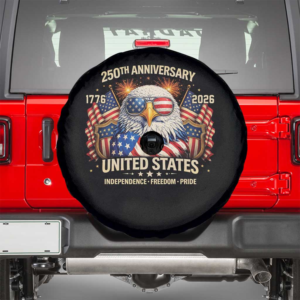 250 Anniversary USA 250th American 250 Years 4th July 2026 Spare Tire Cover