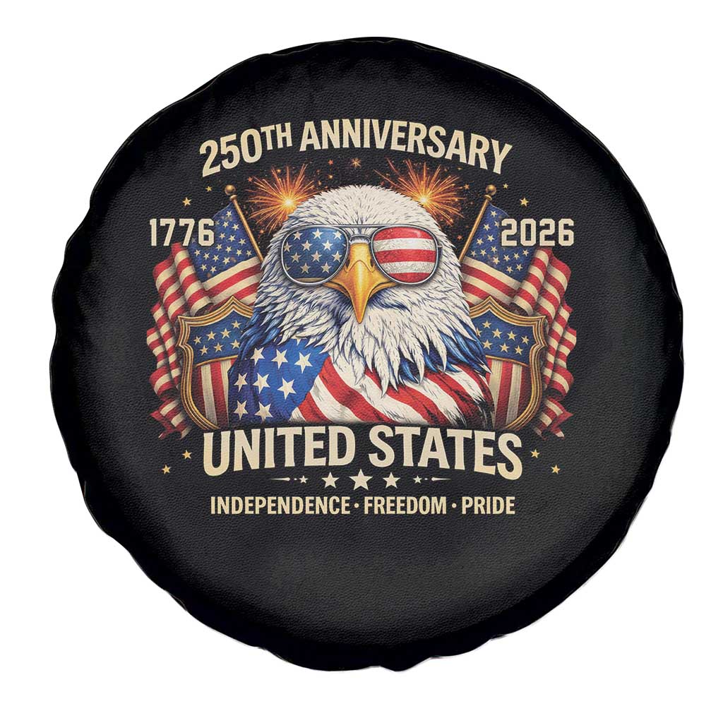 250 Anniversary USA 250th American 250 Years 4th July 2026 Spare Tire Cover
