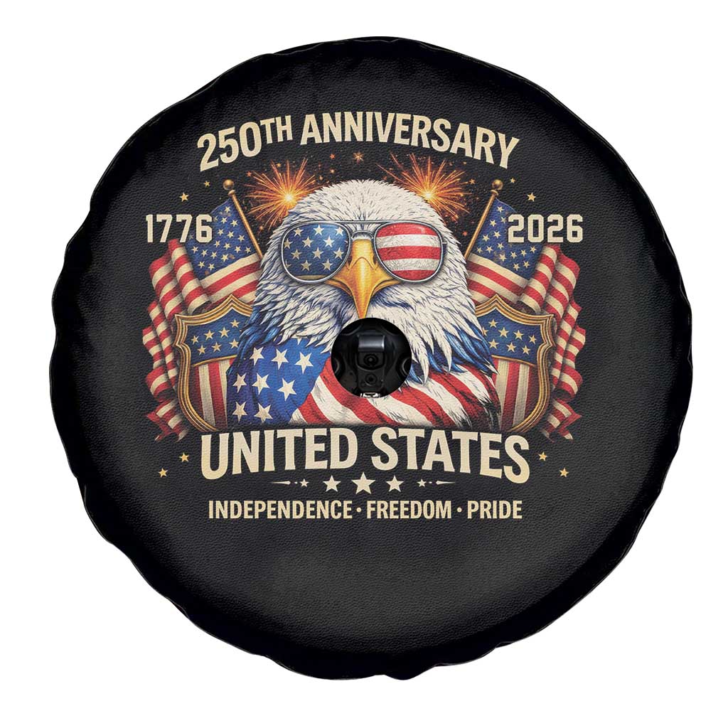 250 Anniversary USA 250th American 250 Years 4th July 2026 Spare Tire Cover