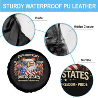 250 Anniversary USA 250th American 250 Years 4th July 2026 Spare Tire Cover