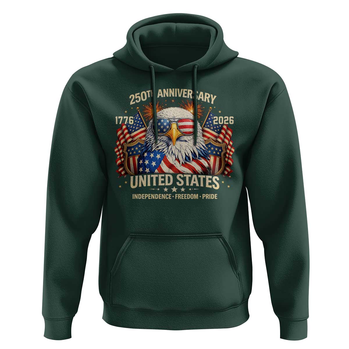250 Anniversary USA 250th American 250 Years 4th July 2026 Hoodie