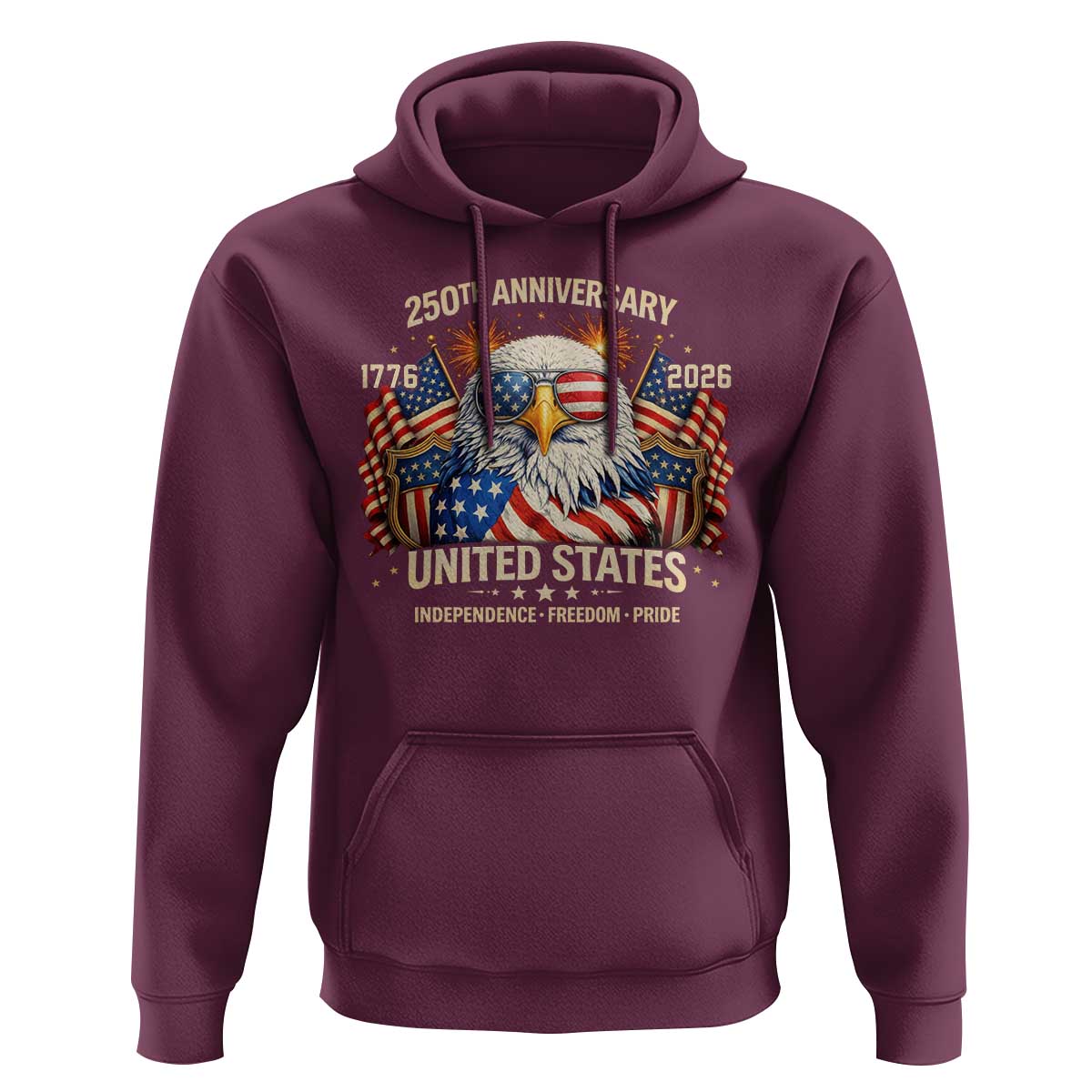 250 Anniversary USA 250th American 250 Years 4th July 2026 Hoodie