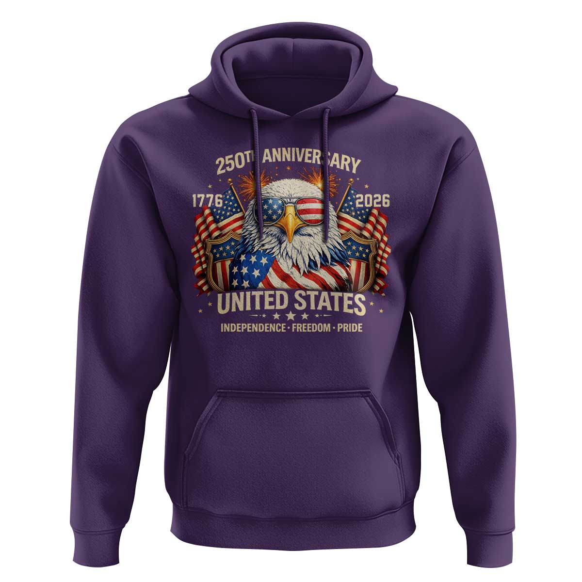250 Anniversary USA 250th American 250 Years 4th July 2026 Hoodie
