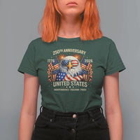 250 Anniversary USA 250th American 250 Years 4th July 2026 T Shirt For Women