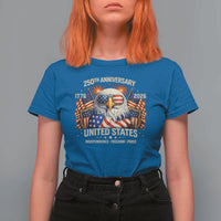 250 Anniversary USA 250th American 250 Years 4th July 2026 T Shirt For Women