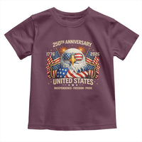 250 Anniversary USA 250th American 250 Years 4th July 2026 Toddler T Shirt