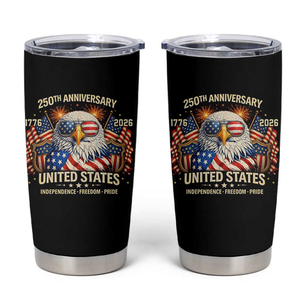 250 Anniversary USA 250th American 250 Years 4th July 2026 Tumbler Cup