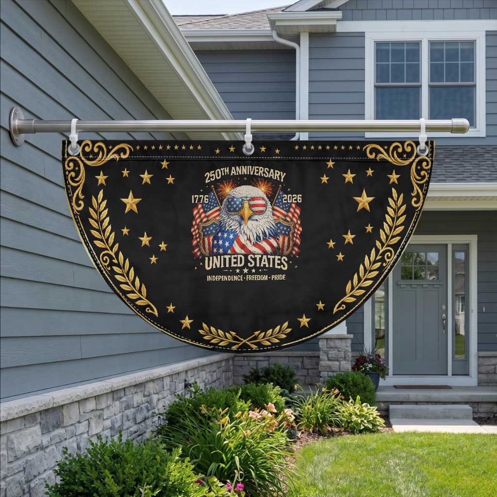 250 Anniversary USA 250th American 250 Years 4th July 2026 Patriotic Fan Flag