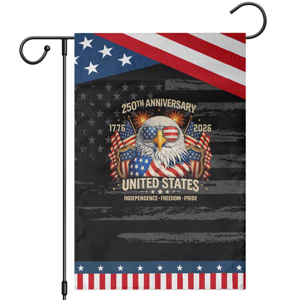 250 Anniversary USA 250th American 250 Years 4th July 2026 Patriotic Garden Flag