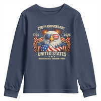 250 Anniversary USA 250th American 250 Years 4th July 2026 Youth Sweatshirt