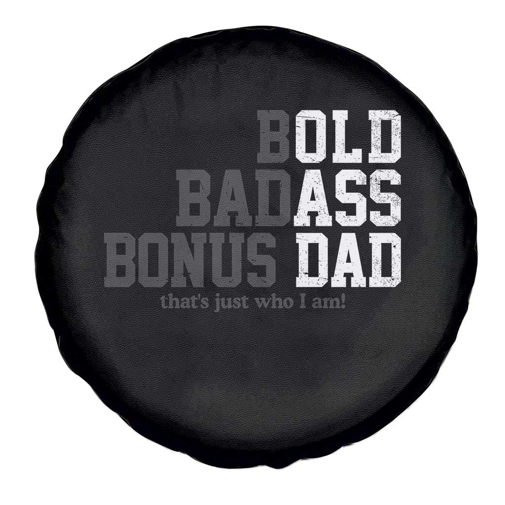 Bold Badass Bonus Dad Spare Tire Cover Old Ass Dad Funny Father's Day Gift