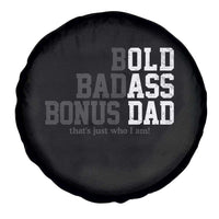 Bold Badass Bonus Dad Spare Tire Cover Old Ass Dad Funny Father's Day Gift