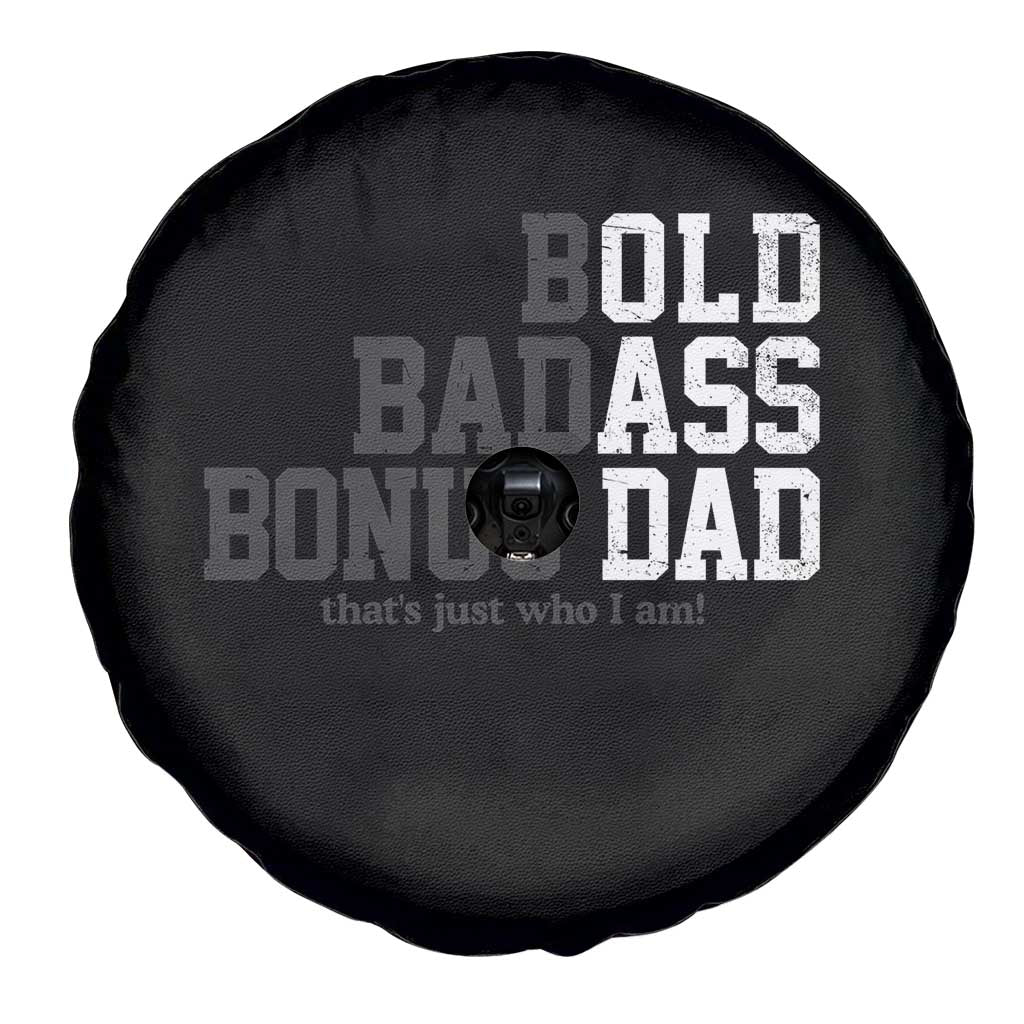 Bold Badass Bonus Dad Spare Tire Cover Old Ass Dad Funny Father's Day Gift