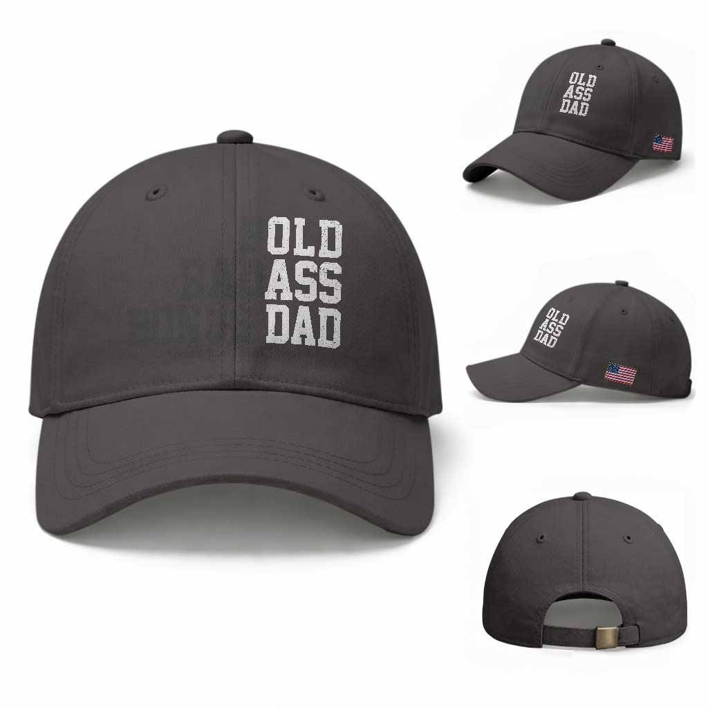 Bold Badass Bonus Dad Baseball Cap Old Ass Dad Funny Father's Day Gift