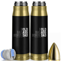 Bold Badass Bonus Dad Bullet Tumbler Old Ass Dad Funny Father's Day Gift