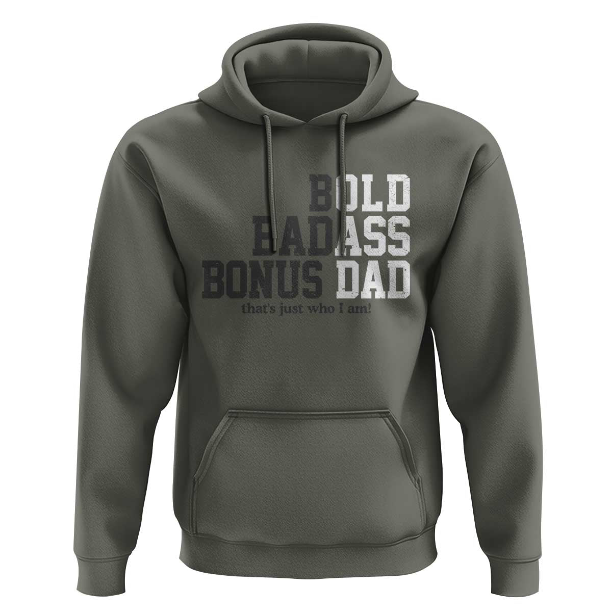 Bold Badass Bonus Dad Hoodie Old Ass Dad Funny Father's Day Gift