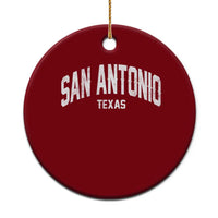 San Antonio Texas TX Vintage Ceramic Ornament
