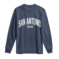 San Antonio Texas TX Vintage Long Sleeve Shirt