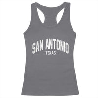 San Antonio Texas TX Vintage Racerback Tank Top