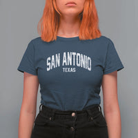 San Antonio Texas TX Vintage T Shirt For Women