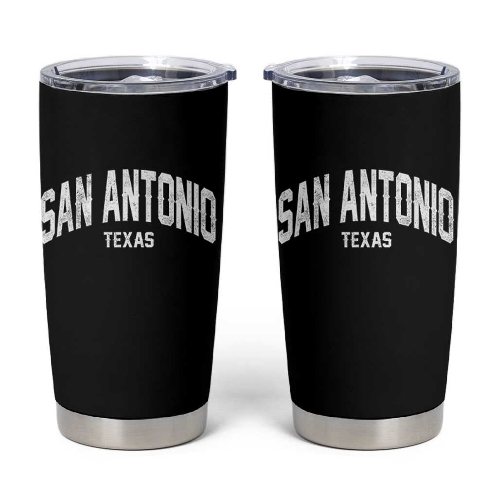 San Antonio Texas TX Vintage Tumbler Cup
