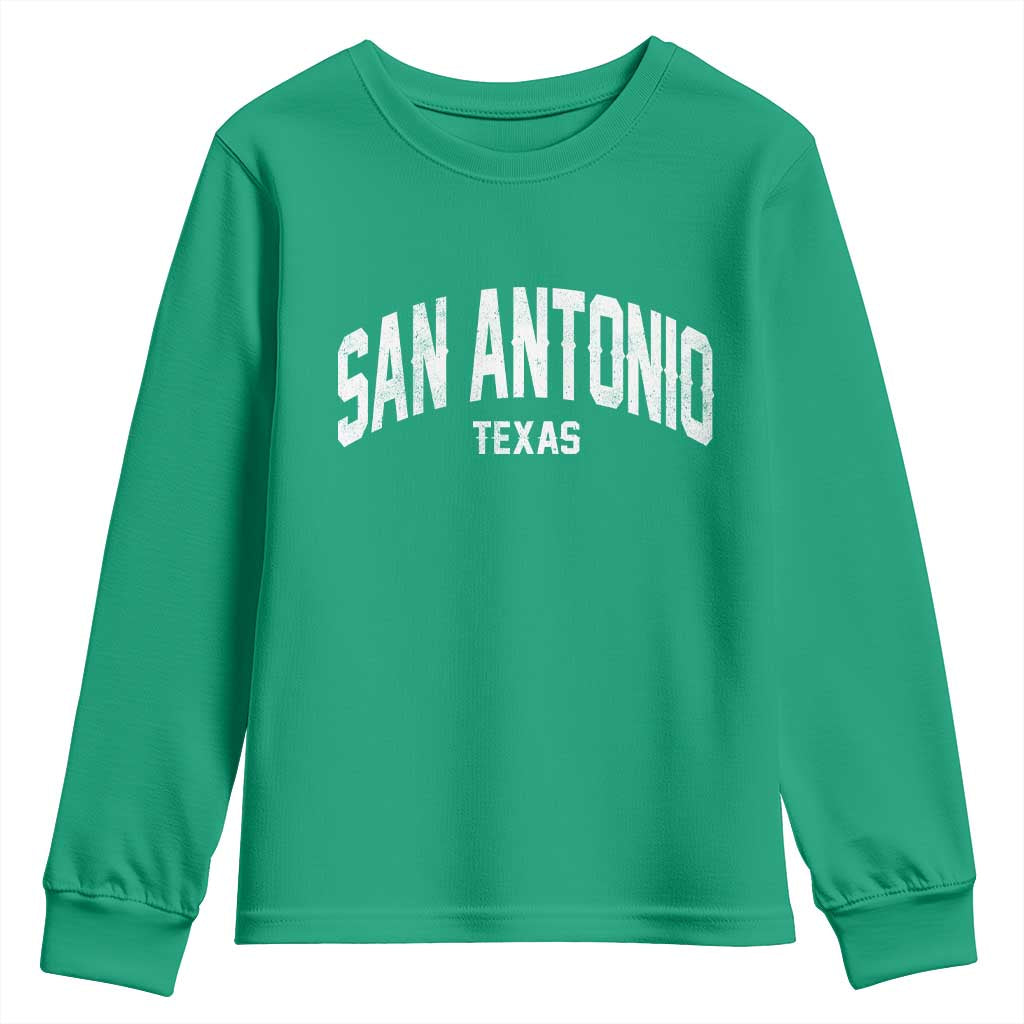 San Antonio Texas TX Vintage Youth Sweatshirt