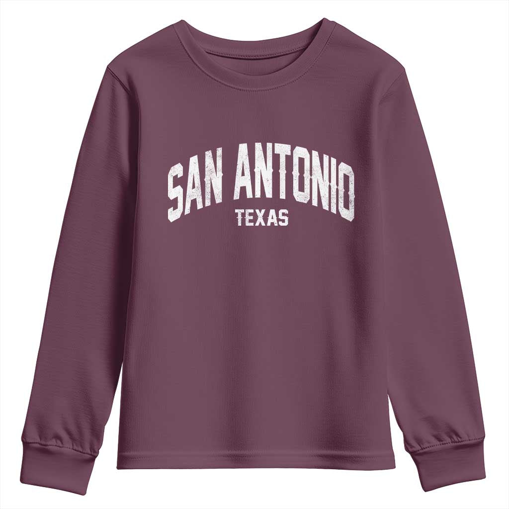 San Antonio Texas TX Vintage Youth Sweatshirt