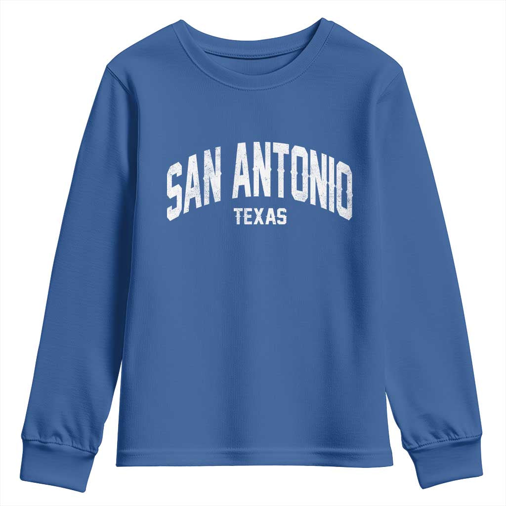 San Antonio Texas TX Vintage Youth Sweatshirt