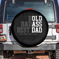 Bold Badass Best Dad Spare Tire Cover Funny Old Ass Father Gag Gift