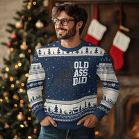 Bold Badass Best Dad Ugly Christmas Sweater Funny Old Ass Father Gag Gift