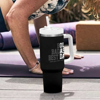 Bold Badass Best Dad Tumbler With Handle Funny Old Ass Father Gag Gift