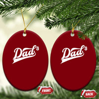 Dad Of Three Ceramic Ornament Funny Daddy 3 Promoted for The Second Time